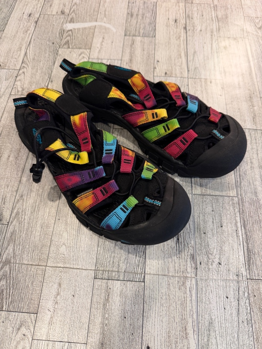 Keen Rainbow Strap Outdoor Sandals - Black Base